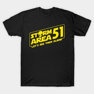 Storm Area 51 Funny Cute Alien Extraterrestrial Conspiracy Theory T-Shirt